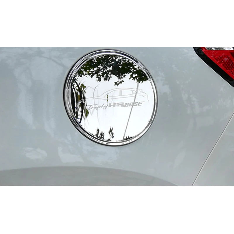 Stainless Steel Fuel Tank Cap Cover Decoration Protection Patch Car Stickers For MG HS 2018-2022 Exterior Accessories image 2