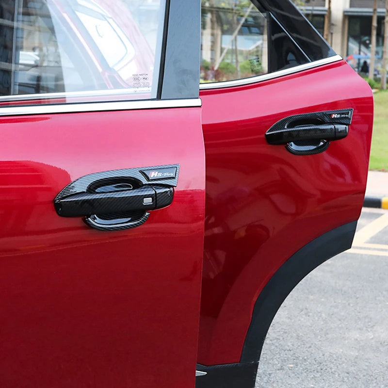 12X For MG HS 2018-2019 Accessories Car Door Pull Doorknob Catch Door Handle Bowl Cap Decoration Cover Trim image 3
