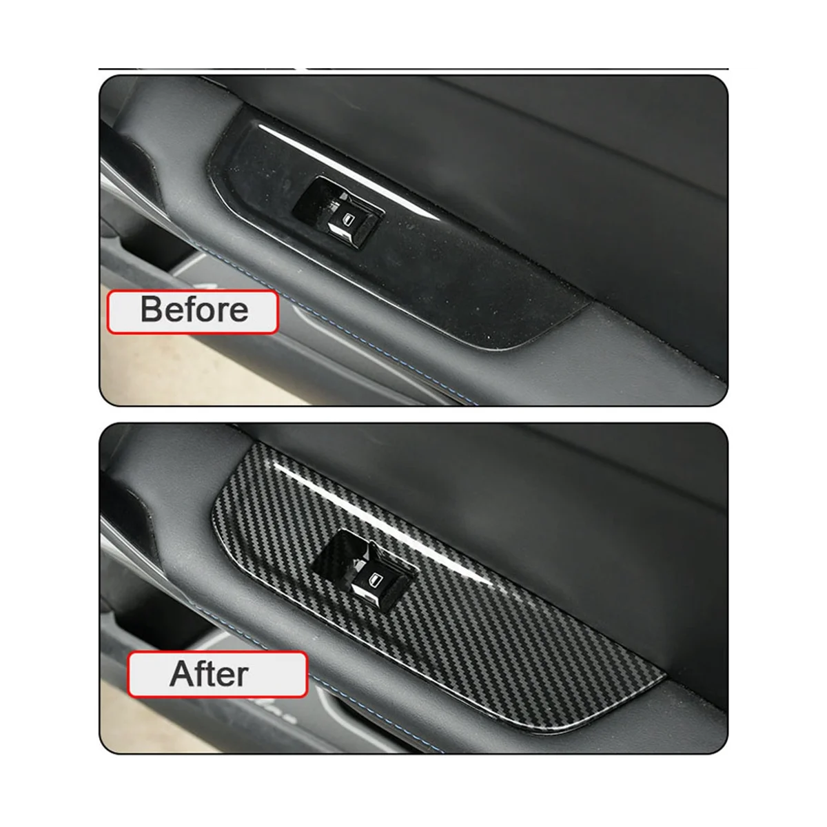 For MG 4 MG4 EV Mulan 2023 Car Window Control Lift Switch Panel Cover Trim image 3