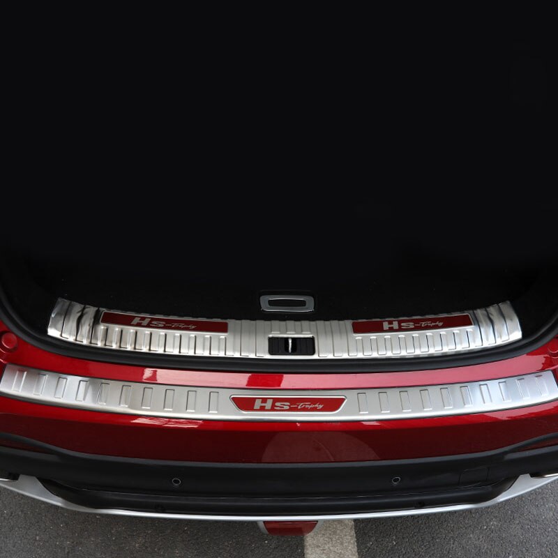 2X For MG HS 2018-2019 Car Tailgate sill strip door pedal protection plate image 4