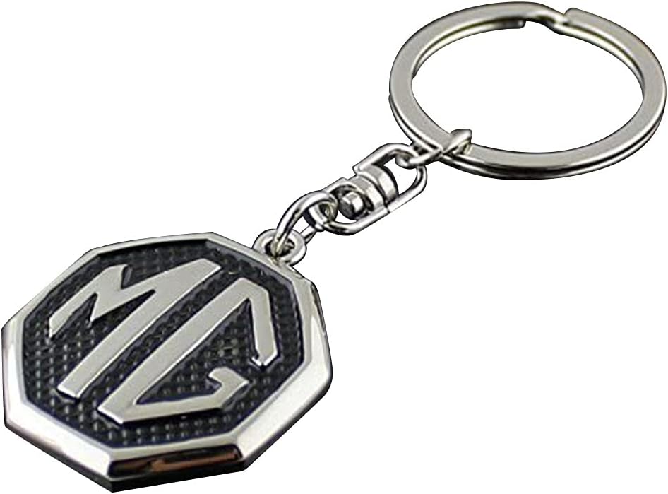 Car Logo Key Chain Rings for Man and Women Chrome Plated Key Rings (fit MG), universal image 0