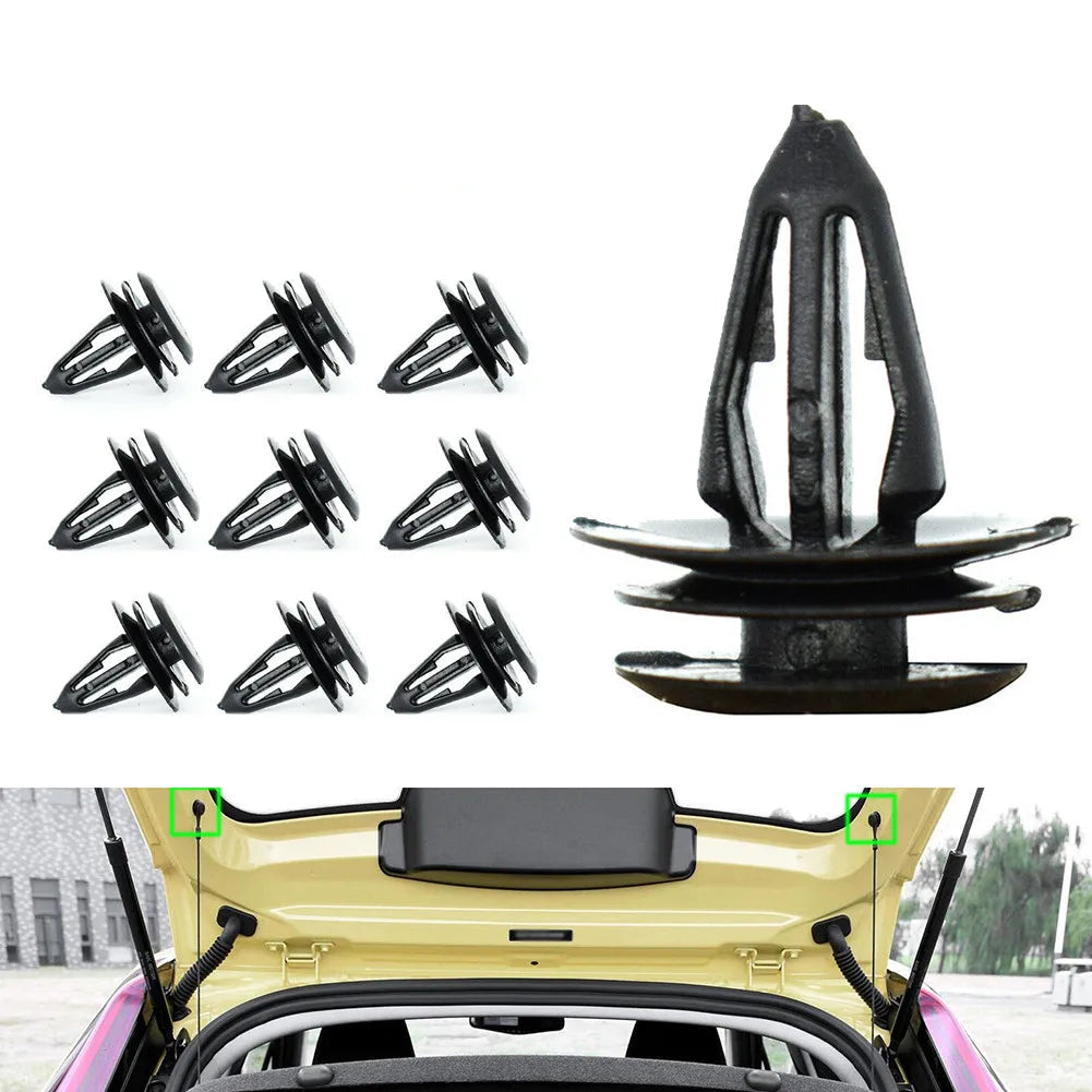 10pcs Plastic Cord Clips Car Door Guard Rear Wheel Arch Trim Fastener Clips Kit Fit For MG ZS MG3 image 0