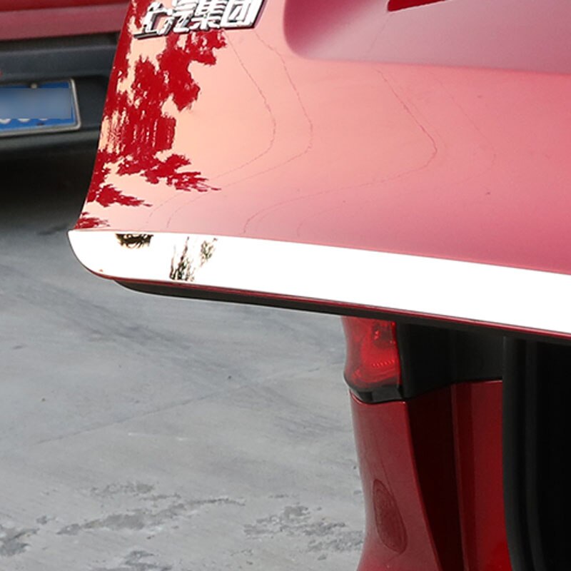1X For MG HS 2018-2019 Car Modified decorative tailgate patch anti-collision bright strip image 2