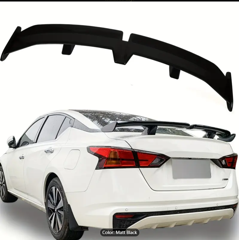 Universal Rear Spoiler 54 Inch ABS Racing Spoiler Wing Lightweight MG6 PRO Style Rear Spoiler Compatible With Various Car Models Hatchbacks Sedans Coupes Convertibles Sport GT Sold by - Matt Black image