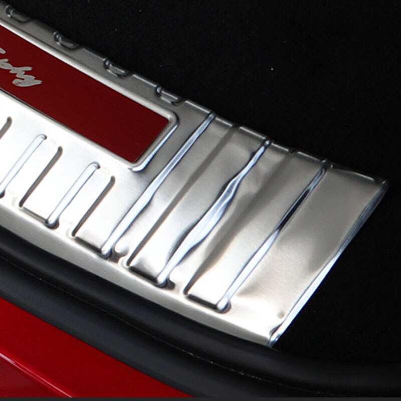 2X For MG HS 2018-2019 Car Tailgate sill strip door pedal protection plate image 3