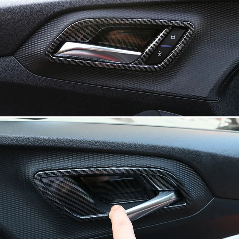 4PCS for MG 5 MG5 2020 2021 Car Inner Door Handle Bowl Cover Trim image 3