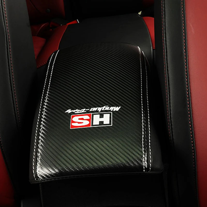 1X For MG HS 2018-2022 Car Center Armrest Cover Pad Storage Box Protector image 3