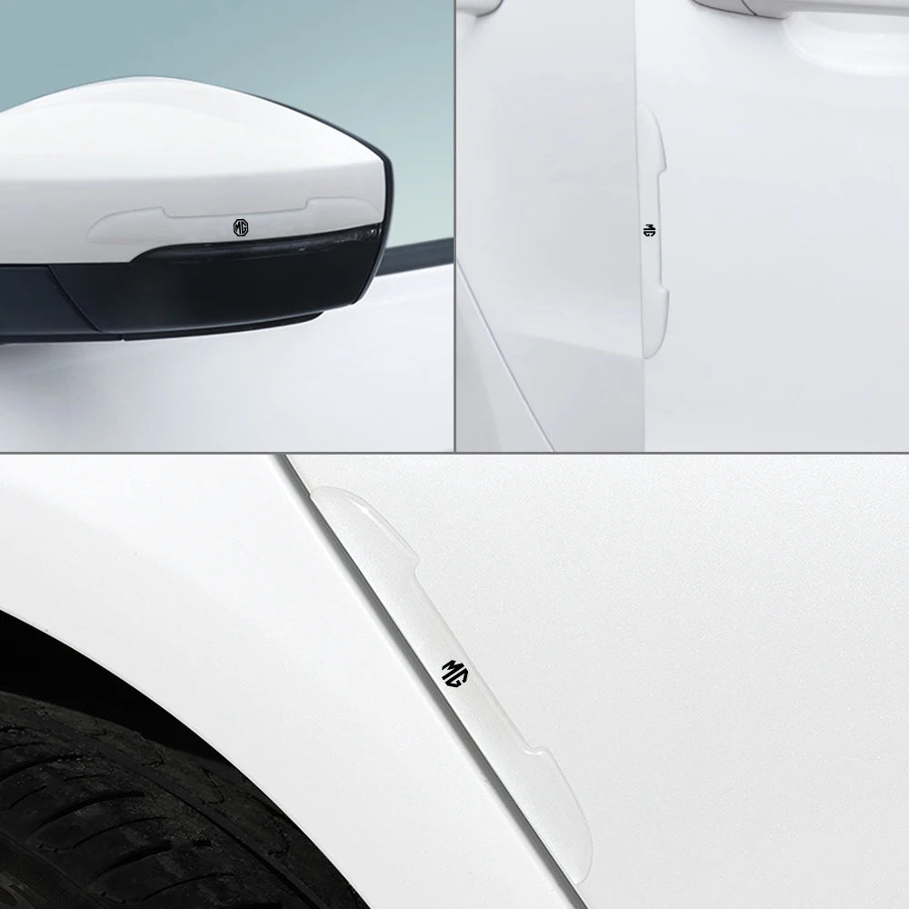 4PCS Car Door Anti-collision Strips Protector For MG Zs EV 5 2022 Rx5 Rx8 Tf 3 6 Phev Hs image 2