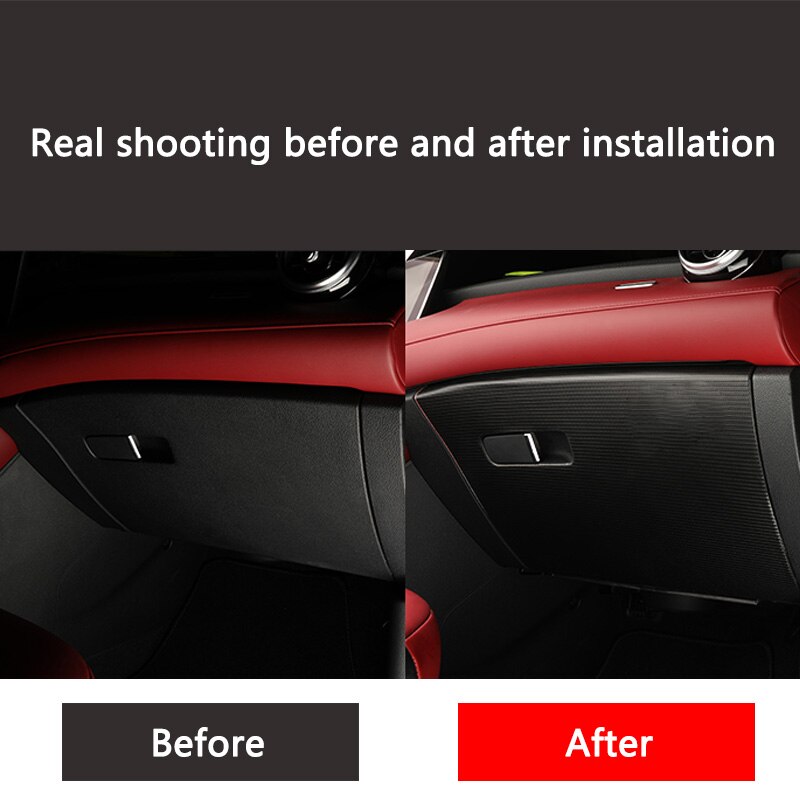 1X For MG HS 2018-2022 Car Front passenger anti kick storage box cushion car interior modification image 1