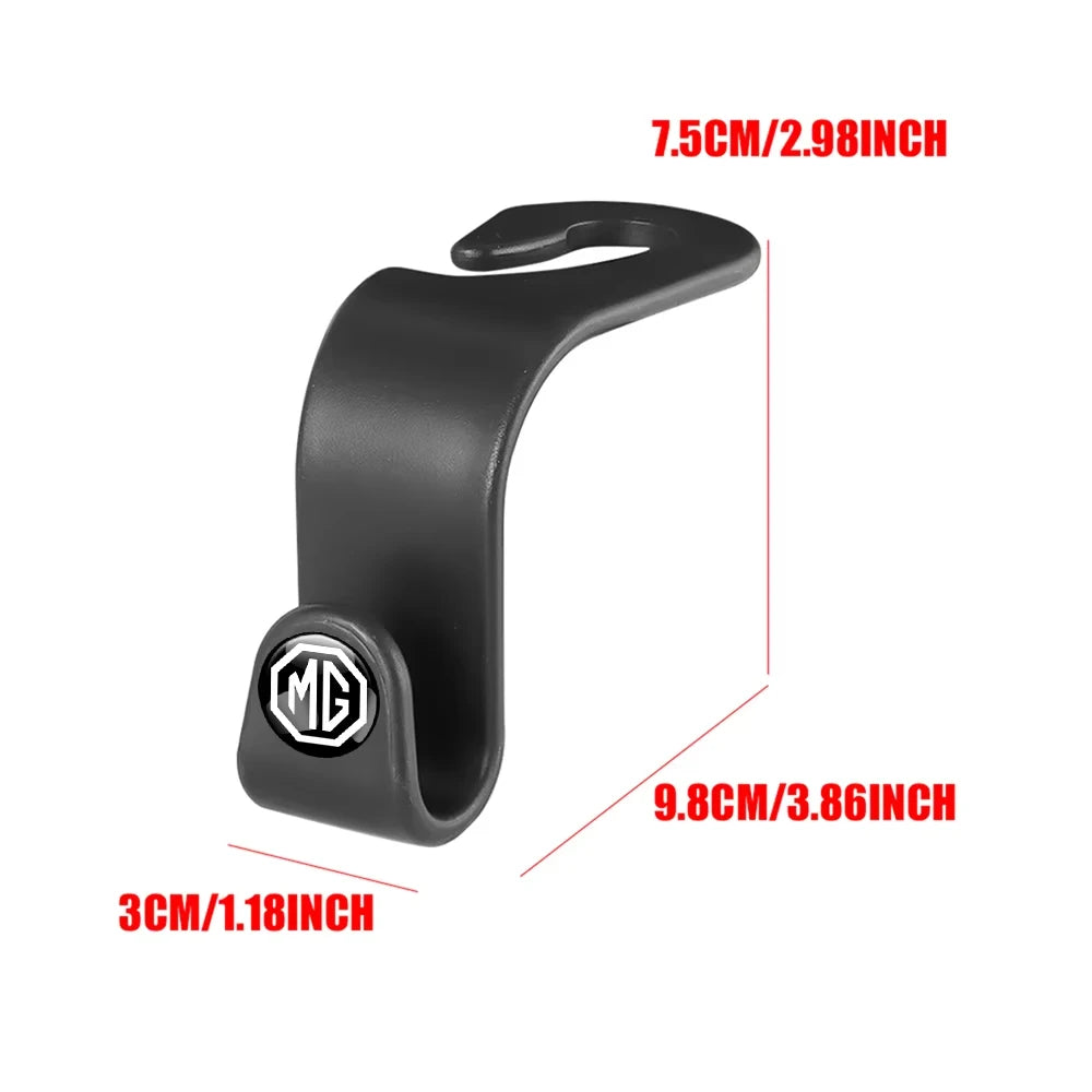 2/4Pcs Car Hidden Seat Back Hook For Morris Garages MG ZS 5 7 6 Cyberster MG4 EV ES5 HS