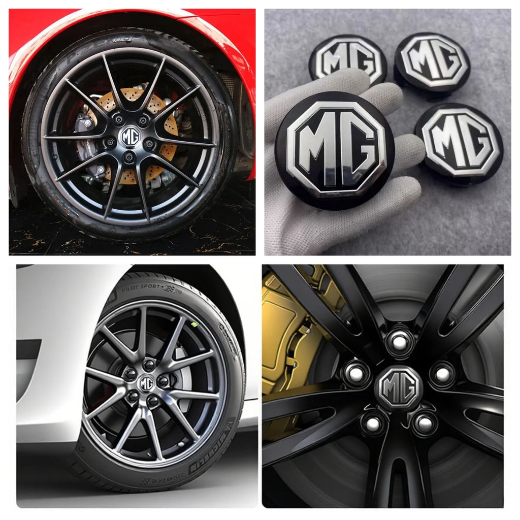 4Pcs Car Wheel Center Hub Caps Replacement For MG4 EV MG ZS MG5 MG7 MG HS