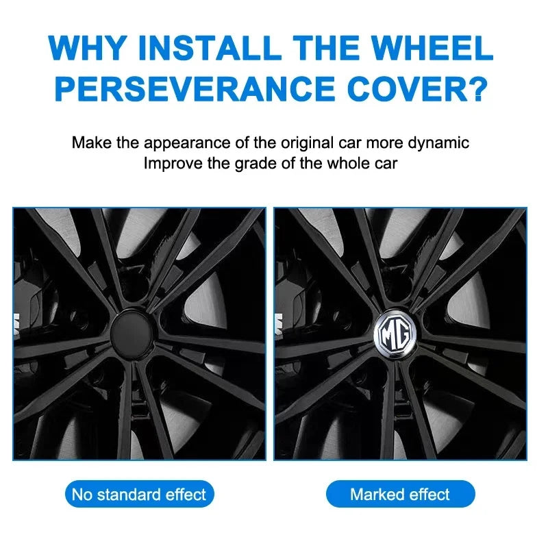 4Pcs Car Wheel Center Hub Caps Replacement For MG4 EV MG ZS MG5 MG7 MG HS