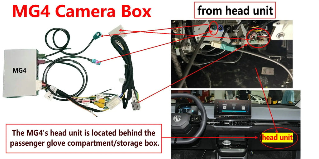 MG4 Reverse Camera No Need Program Just Plug&Play Rear Cam Box Decoder