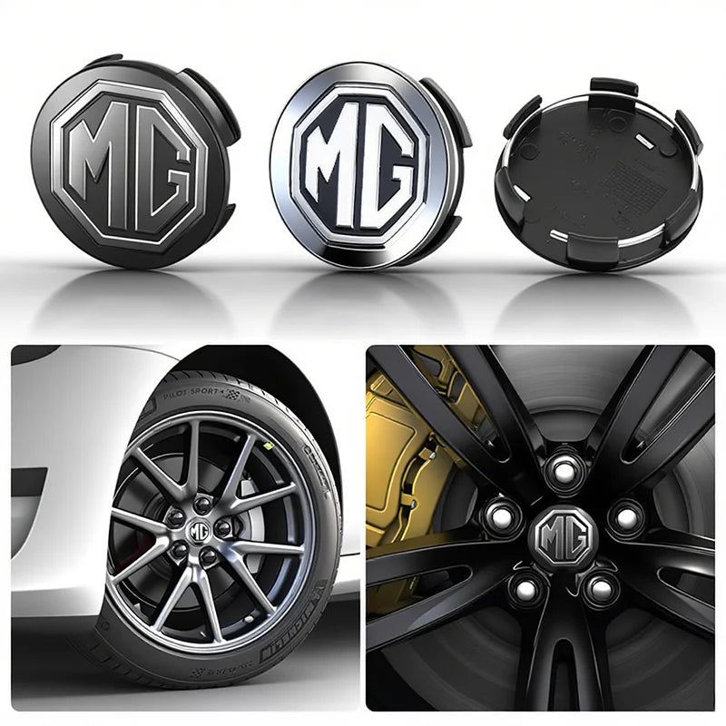 4Pcs Car Wheel Center Hub Caps Replacement For MG4 EV MG ZS MG5 MG7 MG HS