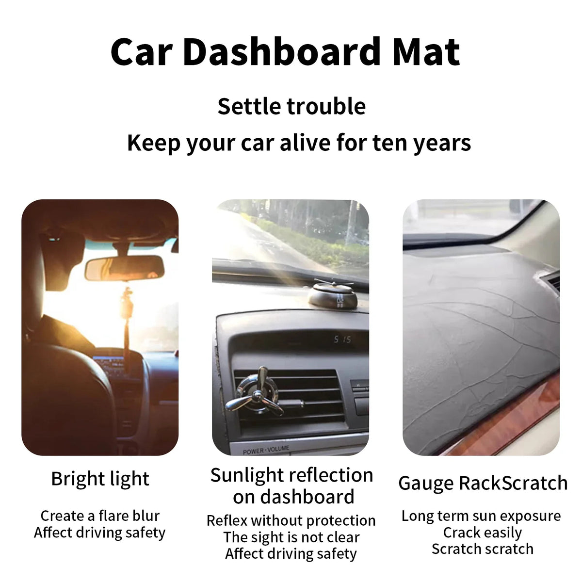 Dashmat Dashboard Cover Pad Protective Carpet  Fit for MG4 MG 4 EV Urban 2025 2026 2027