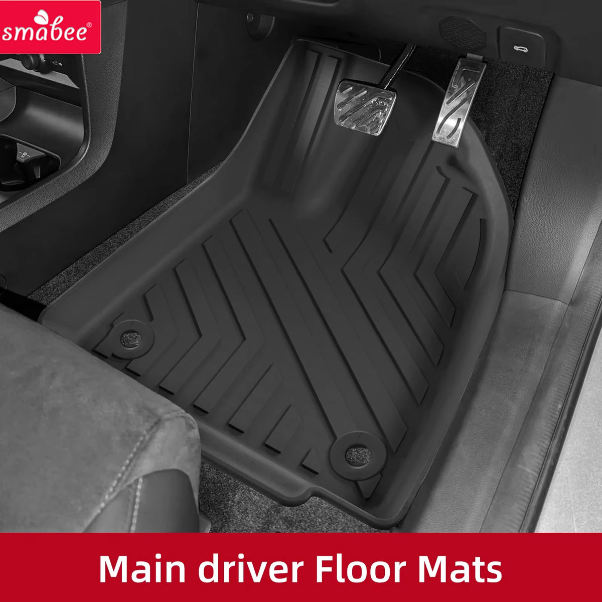 Car Floor Mats Trunk Pad TPE 3D Foot Pad for MG4 EV 2022-2026
