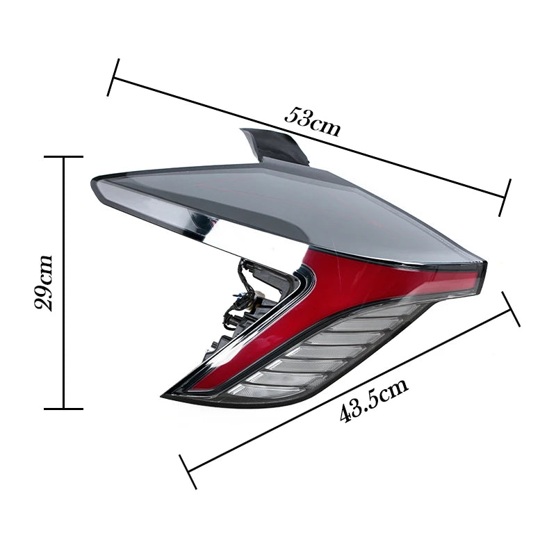 6 Pin Rear Tail Light Brake Lamp For SAIC MG4 EV Mulan MG 4 2022-2024