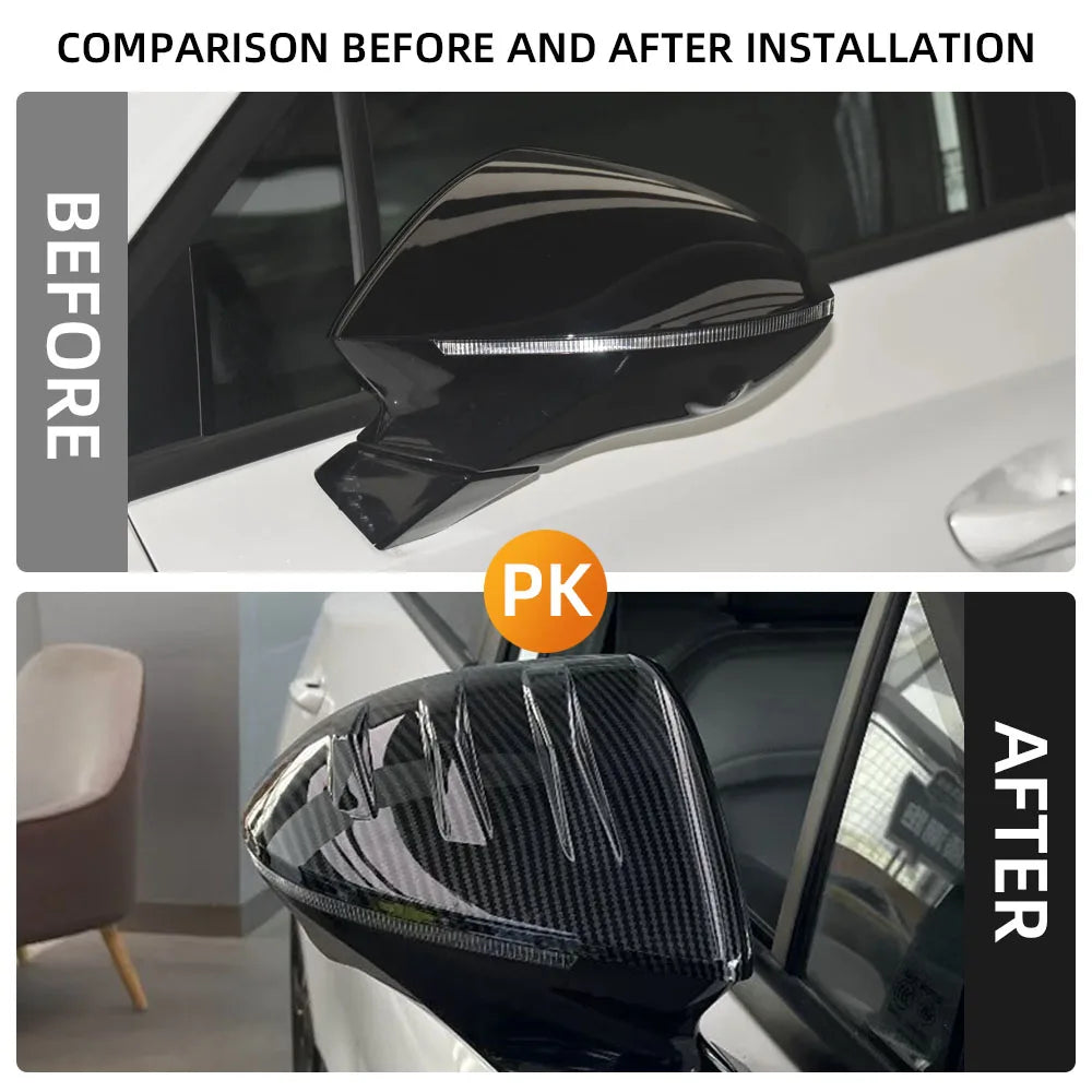 Car Side Door Rearview Mirror Frame Cover for MG4 EV MG 4 ELECTRIC 2022-2024