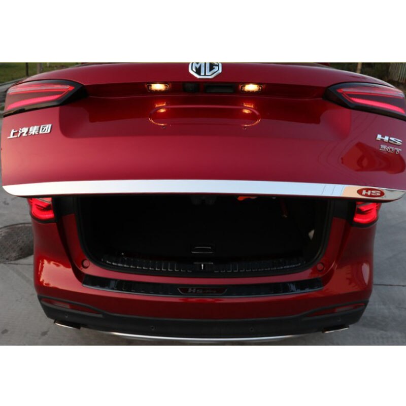 1X For MG HS 2018-2019 Car Modified decorative tailgate patch anti-collision bright strip image 4
