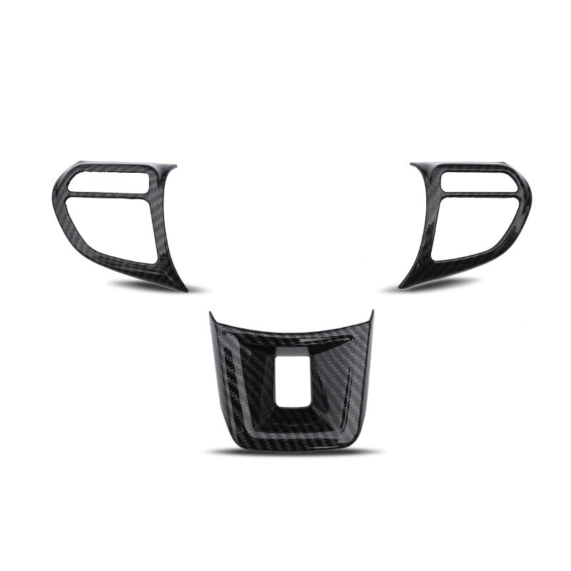 3X For MG HS 2018-2022 Car Stickers Steering Wheel Button Cover Interior Details Decoration Accessories image 0