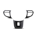 3X For MG HS 2018-2022 Car Stickers Steering Wheel Button Cover Interior Details Decoration Accessories image 0
