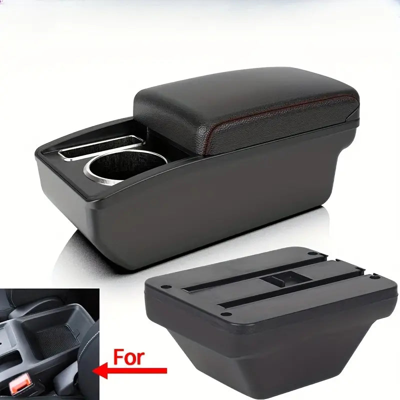 For MG ZS/for MG Astor - Center Console Storage Box with Cup Holder and Phone Slots, Easy Installation, Durable ABS Material, Modern Upgrade Accessory, Storage Box for Phon image 5