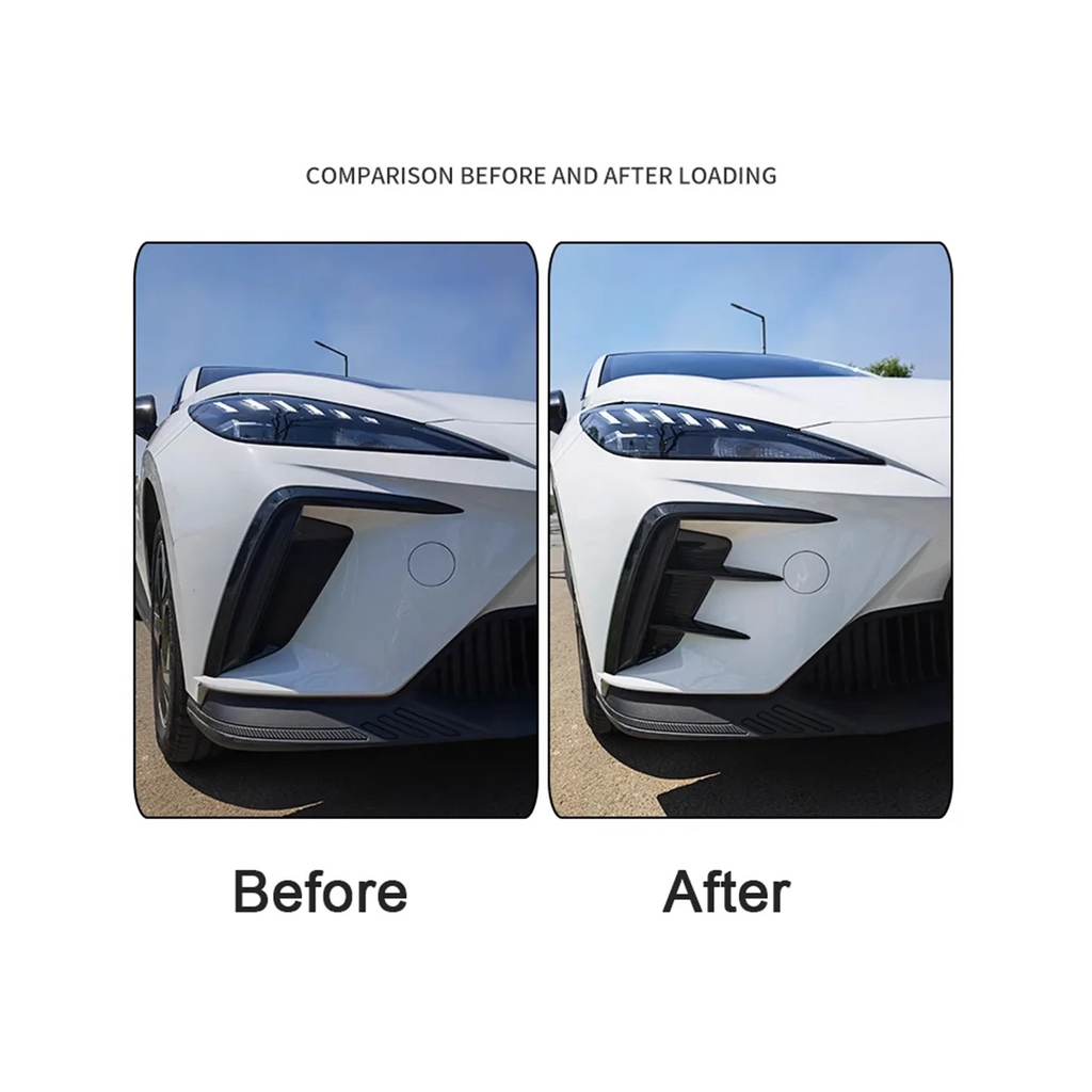 Car Front Bumper Spoiler Side Air Vent Trim for MG 4 MG4 EV Mulan 2023 image 2
