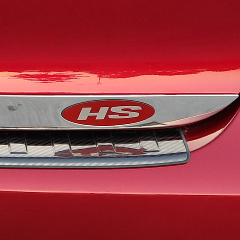 1X For MG HS 2018-2019 Car Modified decorative tailgate patch anti-collision bright strip image 3