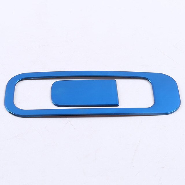 1X For MG HS 2018-2022 Car interior decoration accessories co-pilot glove box decorative patch metal sequins image