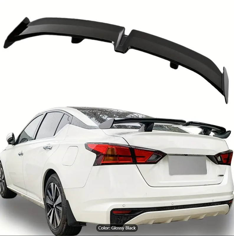 Universal Rear Spoiler 54 Inch ABS Racing Spoiler Wing Lightweight MG6 PRO Style Rear Spoiler Compatible With Various Car Models Hatchbacks Sedans Coupes Convertibles Sport GT Sold by - Glossy Black image