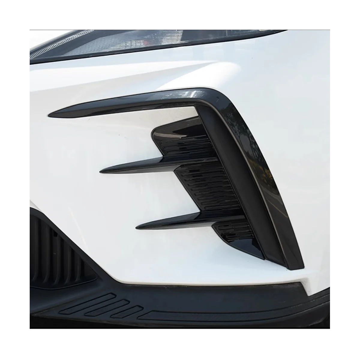 Car Front Bumper Spoiler Side Air Vent Trim for MG 4 MG4 EV Mulan 2023 image 3