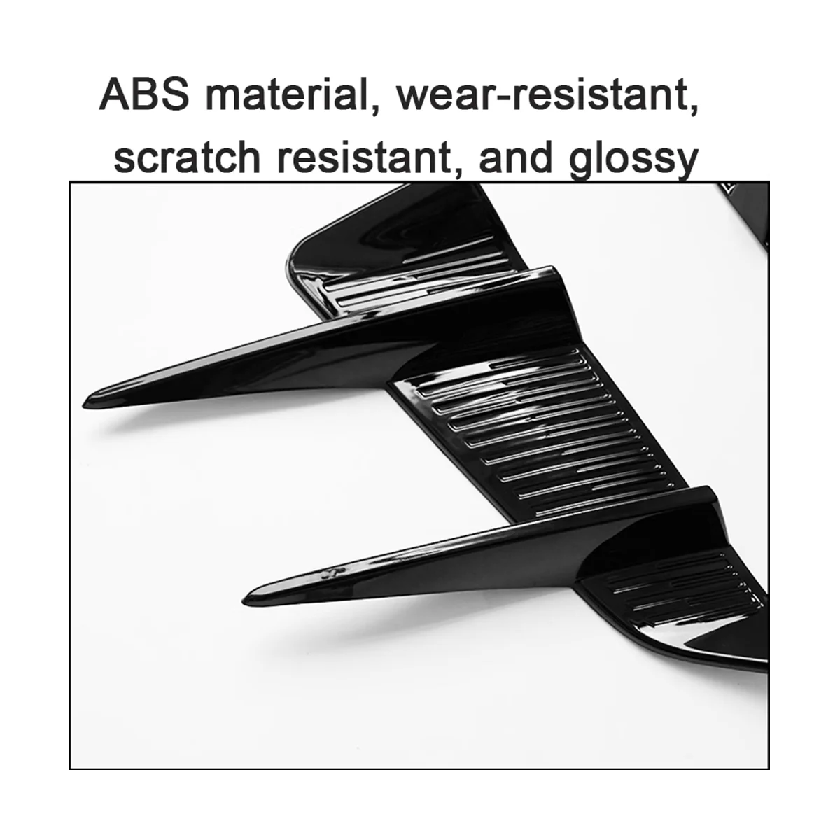 Car Front Bumper Spoiler Side Air Vent Trim for MG 4 MG4 EV Mulan 2023 image 4