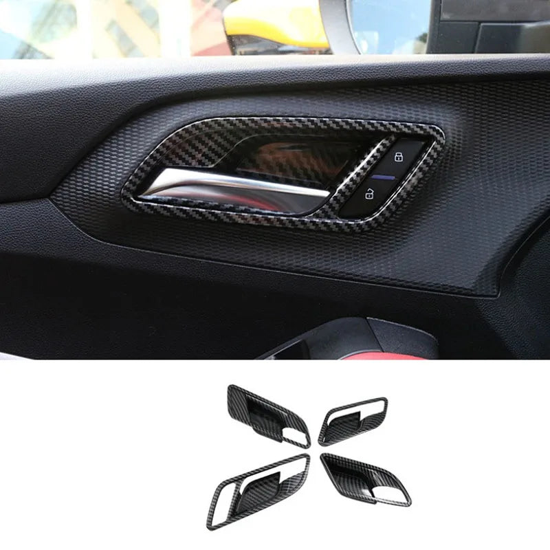 4PCS for MG 5 MG5 2020 2021 Car Inner Door Handle Bowl Cover Trim image 1