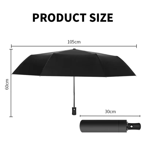 Car Automatic Folding Windproof Sunshade Umbrella For MG ONE MG3 MG4EV MG5 MG6 MG7 GT HS ZS ZX Cyberster - Image 5