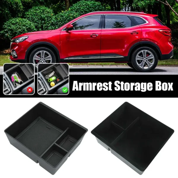 Central Control Storage Box TPE Armrest Box Storage Box For MG HS / EHS EV 2018 W2W2