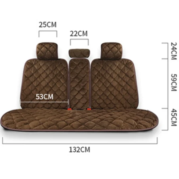 Universal Car Rear Seat Covers Protector Mat For MG Morris Garages MG3 MG5 MG6 MG7 HS ZS MG ONE MG4 EV MULAN Cyberster 2024 - Image 2