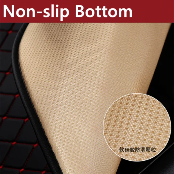 Leather Universal Car Seat Covers Cushion Mats For MG Morris Garages MG3 MG5 MG6 MG7 HS ZS MG ONE MG4 EV MULAN Cyberster - Image 3