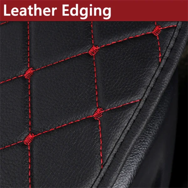 Leather Universal Car Seat Covers Cushion Mats For MG Morris Garages MG3 MG5 MG6 MG7 HS ZS MG ONE MG4 EV MULAN Cyberster - Image 4