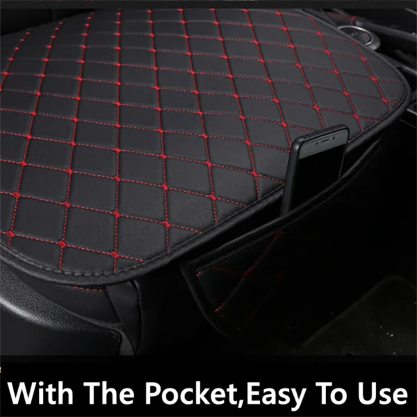 Leather Universal Car Seat Covers Cushion Mats For MG Morris Garages MG3 MG5 MG6 MG7 HS ZS MG ONE MG4 EV MULAN Cyberster - Image 6