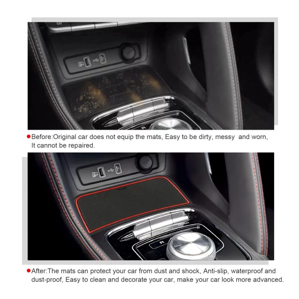 Door Groove Mat for MG ZS EV Facelift 2022 2023 2024