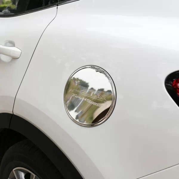 Stainless Steel Fuel Tank Cap Cover Decoration Protection Patch Car Stickers For MG HS 2018-2022 Exterior Accessories