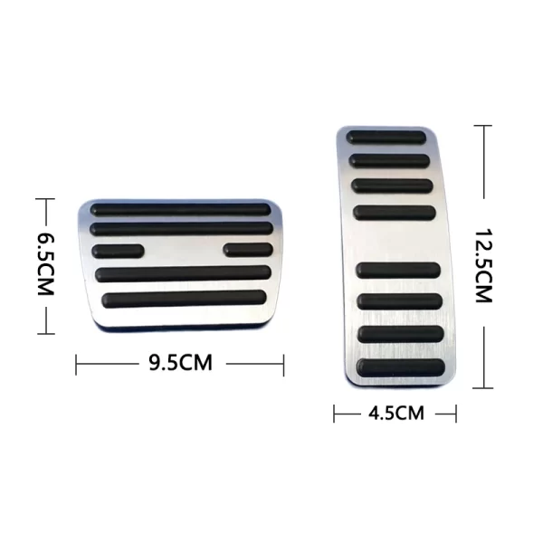 2X For MG GT MG5 MGGT 2021 2022 2023 Car Accelerator Gas Pedal Non Slip Pad Cover Brake Pedal Clutch Pedals For MG6 RX5 MG HS - Image 2
