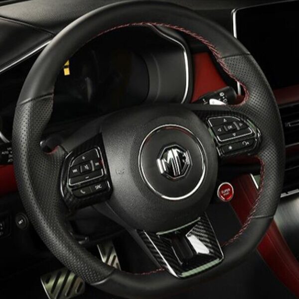 3X For MG HS 2018-2022 Car Stickers Steering Wheel Button Cover Interior Details Decoration Accessories - Image 5