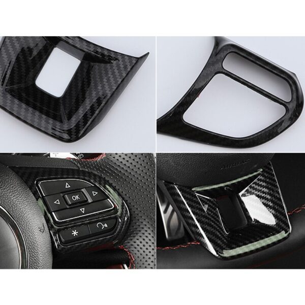 3X For MG HS 2018-2022 Car Stickers Steering Wheel Button Cover Interior Details Decoration Accessories - Image 4