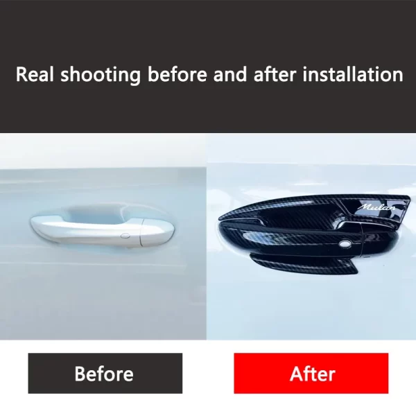 2X For MG4 EV 2023 MG4 MULAN Car Accessories Auto Door Handle Cover - Image 2