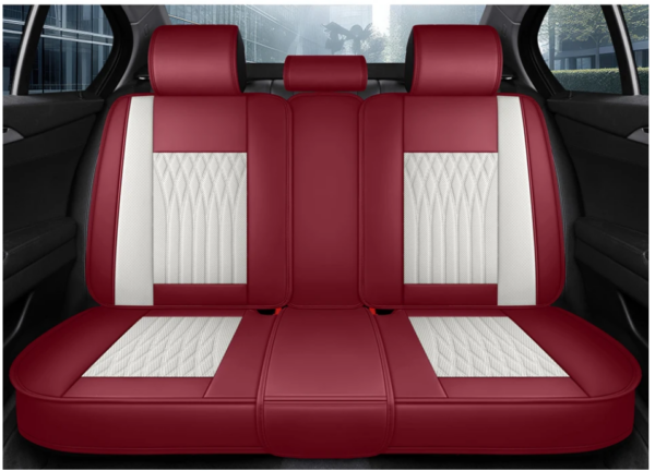 Universal Full Set Luxury PU Leather Car Seat Covers For MG ZS HS EV MG4 MG5 RX8 Woman Man Gifts Auto Interior Accessories - Image 3